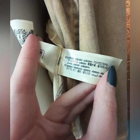 NWT Zara Faux Suede Cropped Jacket - Picture 5 of 16